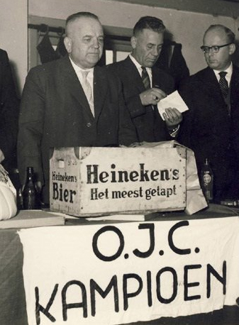 Bart van der Plas bij kampioenschap 1960